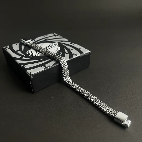 8mm_silver_stainless_steel_foxtail_bracelet_for_men_in_Pakistan_1
