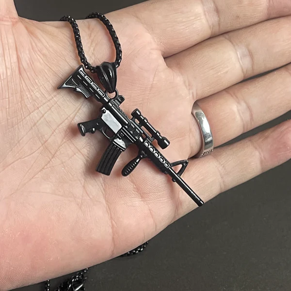 Fashion_M4_Carbine_Rifle_Pendant_Necklace_For_Men_in_Pakistan_14