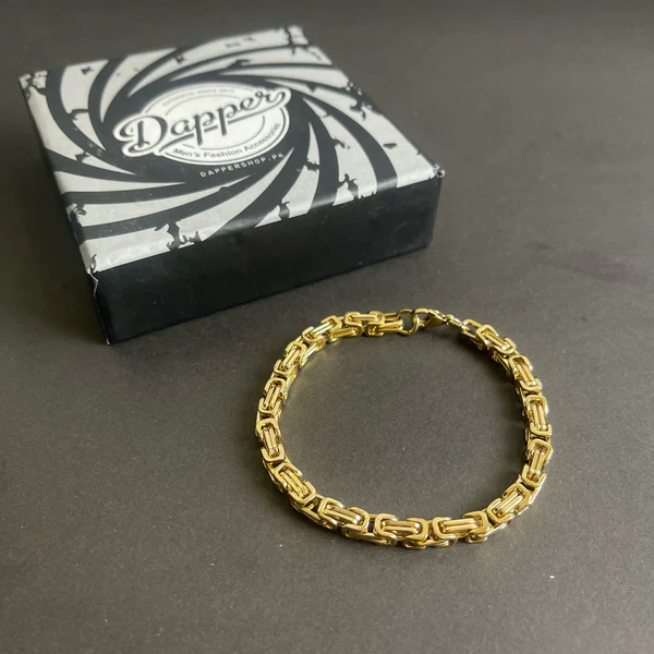 golden_stainless_steel_chain_bracelet_for_men_online_in_Pakistan_2