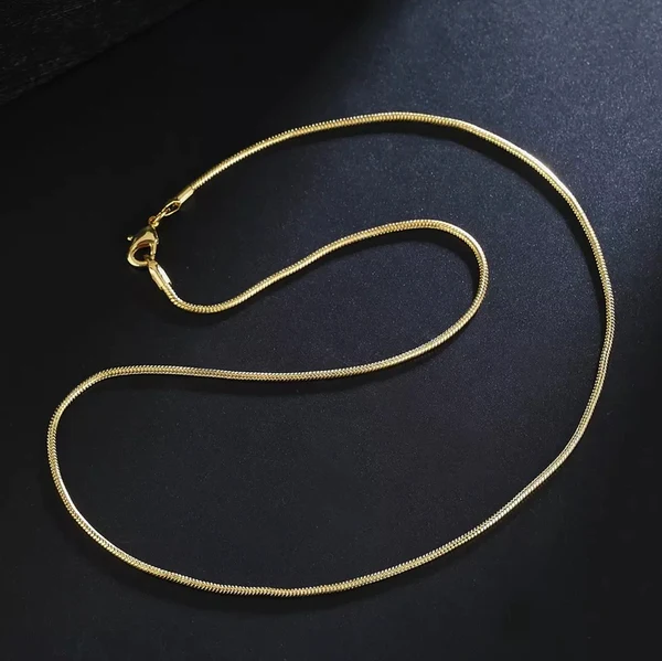 sleek_golden_round_snake_herringbone_neck_chain_1mm_and_50_inches_for_men_in_Pakistan